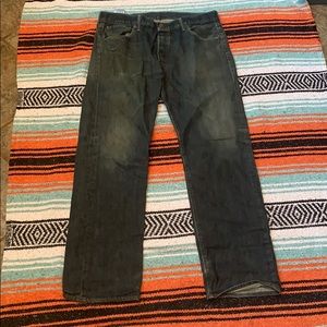 Levi Strausse 501 jeans 36 x 32 dark blue